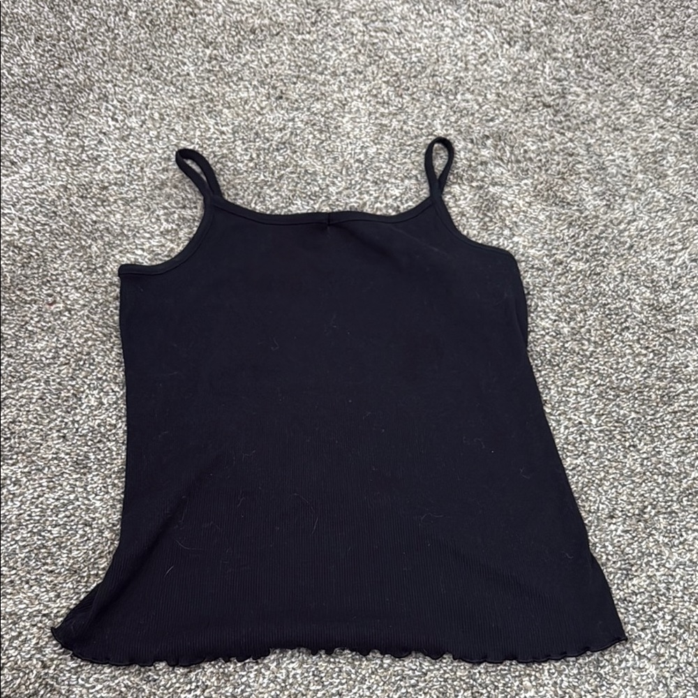 Art Class Black Fitted Sleeveless Camisole